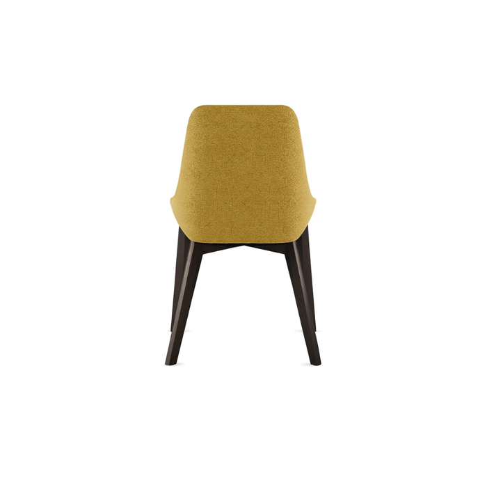 Erythea, Set di 4 sedie in tessuto Giallo (62cm X 49.5cm H. 87cm) | Duzzle