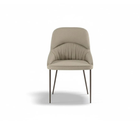 Shell, Set di 4 sedie in tessuto easy-clean Beige (54cm X 63cm H. 89cm) | Duzzle