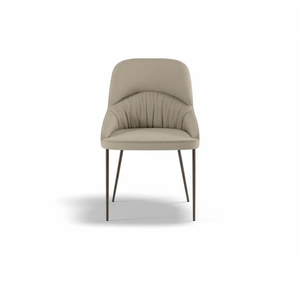 Shell, Set di 4 sedie in tessuto easy-clean Beige (54cm X 63cm H. 89cm) | Duzzle