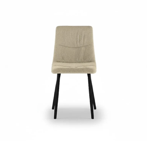 Daisy, Set di 4 sedie in tessuto easy-clean Beige (46cm X 55cm H. 87.5cm) | Duzzle