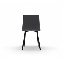 Daisy, Set di 4 sedie in tessuto easy-clean Grigio (46cm X 55cm H. 87.5cm) | Duzzle