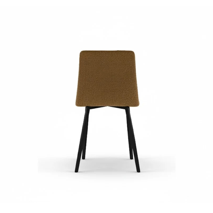 Daisy, Set di 4 sedie in tessuto easy-clean Marrone (46cm X 55cm H. 87.5cm) | Duzzle