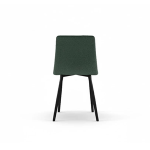 Daisy, Set di 4 sedie in tessuto easy-clean Verde (46cm X 55cm H. 87.5cm) | Duzzle