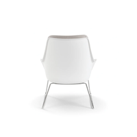 Cocoon, Set di 2 Poltroncine in polipropilene Grigio chiaro (L. P. H. 74 x 85 x 86) | Duzzle