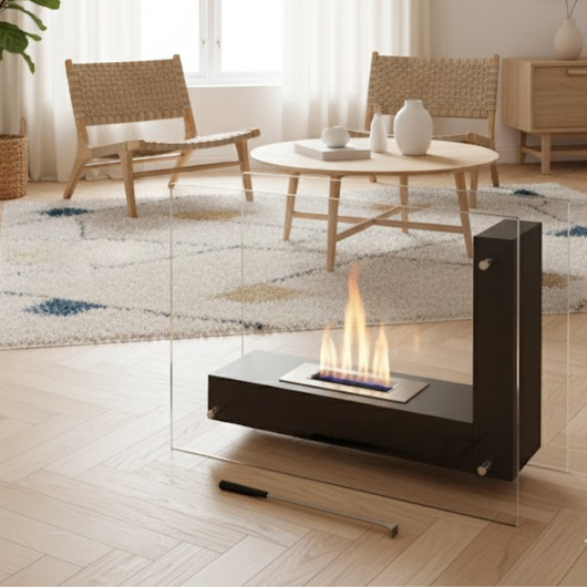 Essence, Biocamino da terra (31cm X 80 H. 60cm)