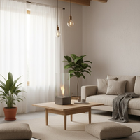 Glow, Caminetto al bioetanolo (25cm X 25cm H. 65cm)