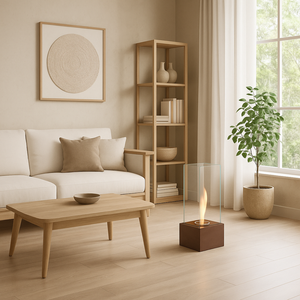 Glow, Caminetto al bioetanolo (25cm X 25cm H. 65cm)