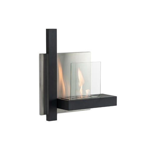 Blaze, Biocamino da parete (22cm X 72cm H. 63cm)
