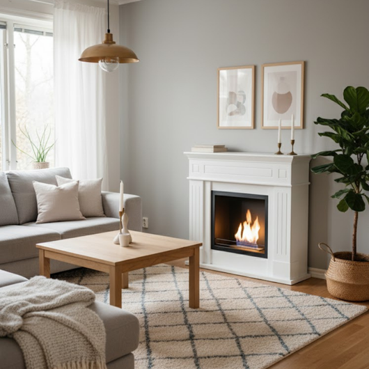 Aura, Biocamino da terra (37cm X 110 H. 102cm)