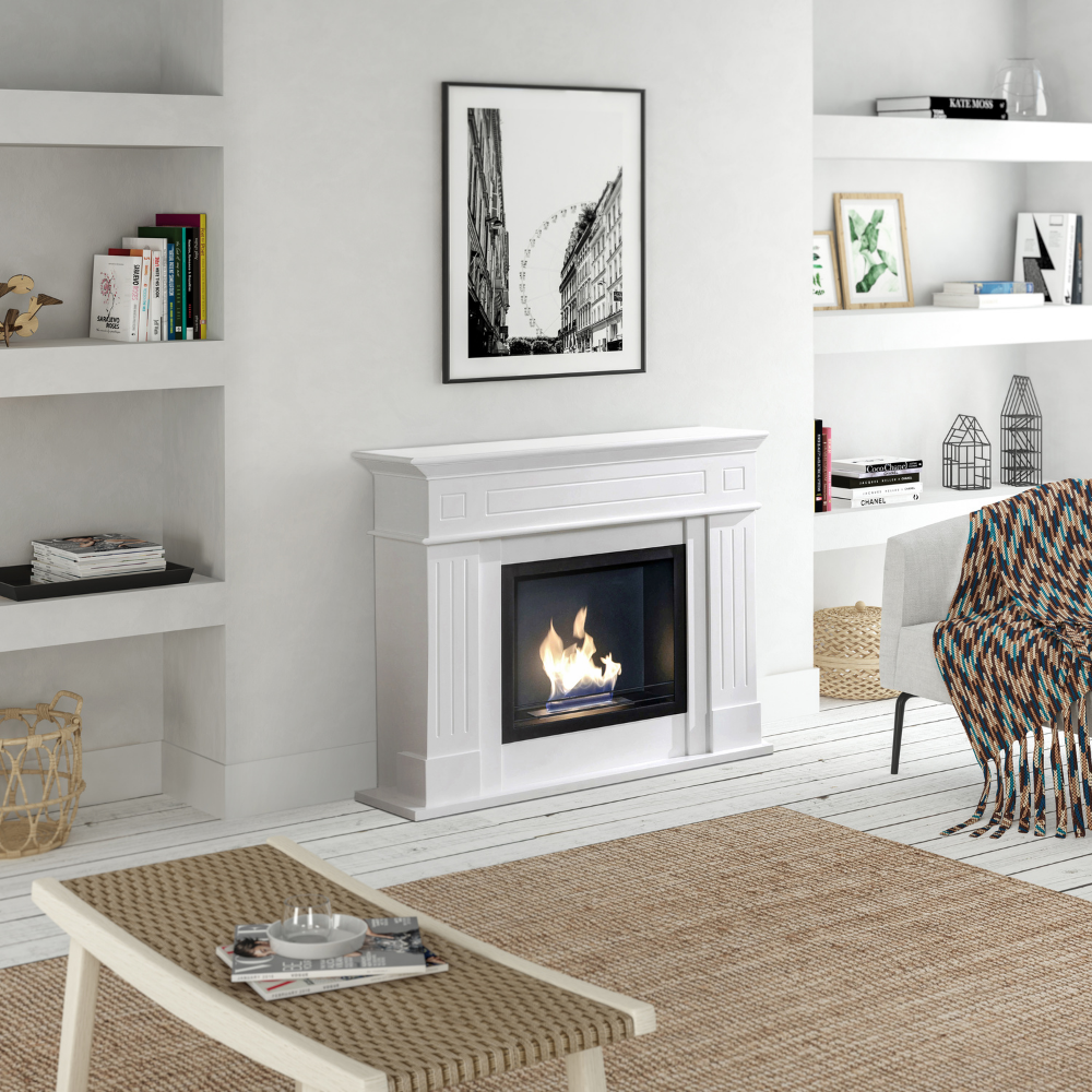 Aura, Biocamino da terra (37cm X 110 H. 102cm)