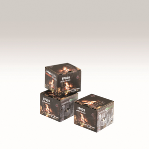 Trio, Biocamino da tavolo (10cm X 10cm H. 8cm)