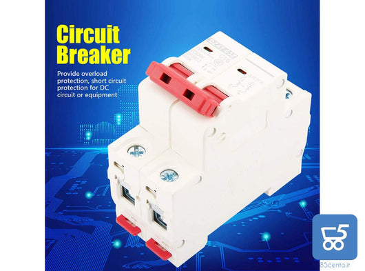 DZ47-63Z-2P 500V Interruttore Magnetotermico di Sicurezza Protezione Sovracorrente - DIN Da Quadro Elettrico