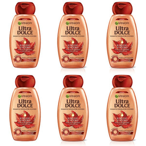 Shampoo garnier ultra dolce riparatore rimedio d'acero 6 confezioni da 300 ml