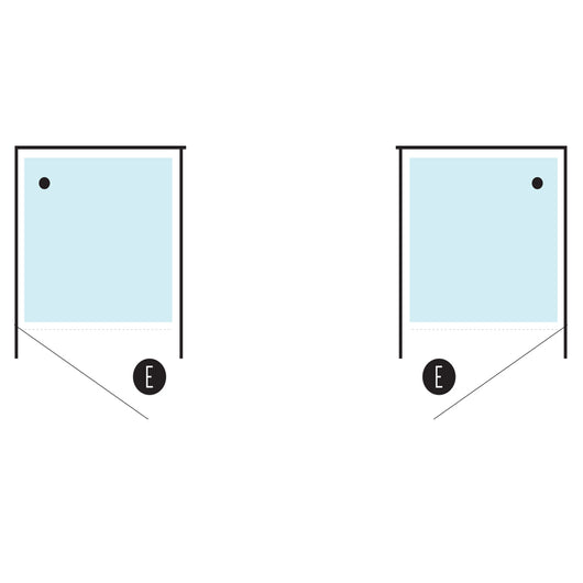 Porta doccia battente swing per box nicchia black profilo nero cristallo 6 mm *** misure 118-120xh195 cm, confezione 1