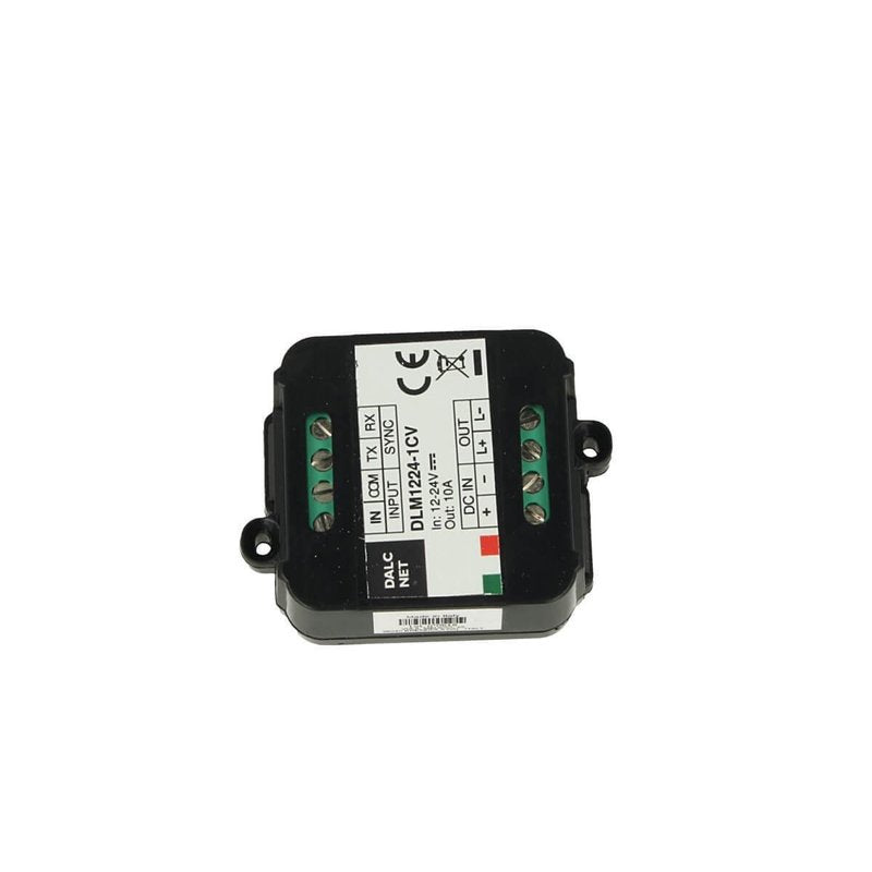 Dalcnet DLM1224-1CV Led Dimmer Master Slave Amplificatore PWM 12V 24V 10A Pulsante N.O. 0/1-10V Potenziometro
