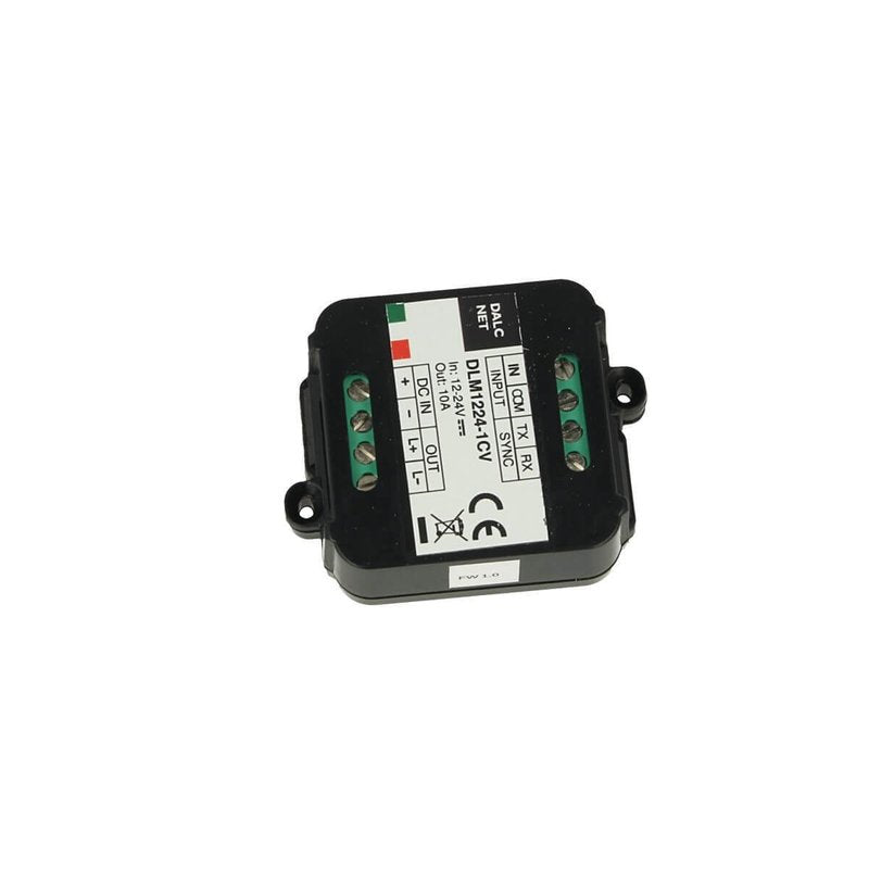 Dalcnet DLM1224-1CV Led Dimmer Master Slave Amplificatore PWM 12V 24V 10A Pulsante N.O. 0/1-10V Potenziometro