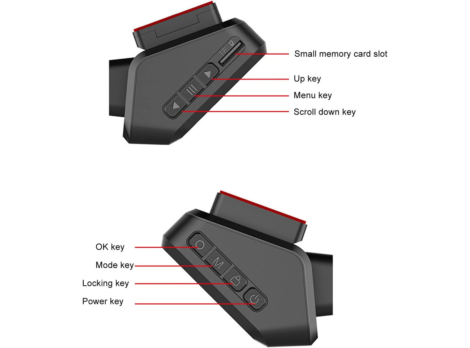 Dash Cam Anteriore E Posteriore Doppia Dash Cam Per Auto da 3 Pollici 1080p HD Registratore di Guida Intelligente Per Cruscotto con Sensore di Gravità con Rilevamento del Movimento