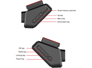 Dash Cam Anteriore E Posteriore Doppia Dash Cam Per Auto da 3 Pollici 1080p HD Registratore di Guida Intelligente Per Cruscotto con Sensore di Gravità con Rilevamento del Movimento