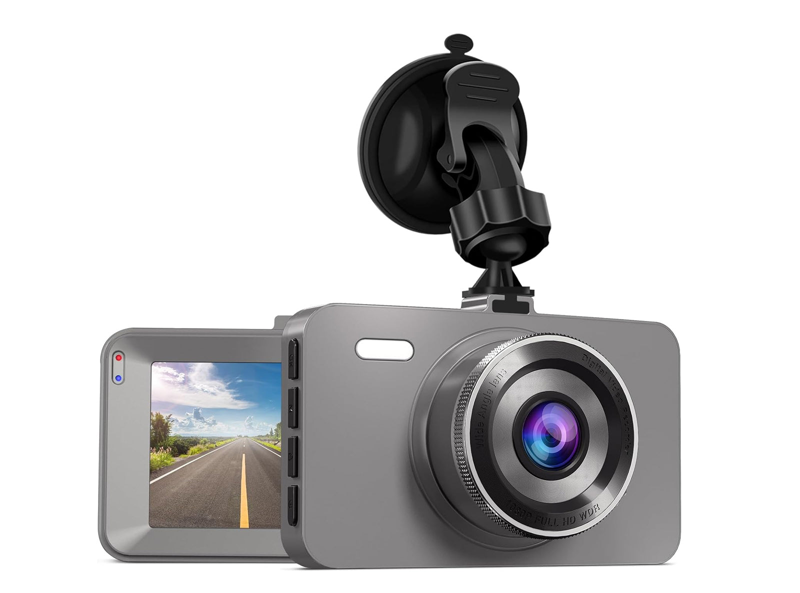 Dashcam Auto 1080P FHD IR Notte WDR Registrazione Loop G-Sensor 3" LCD