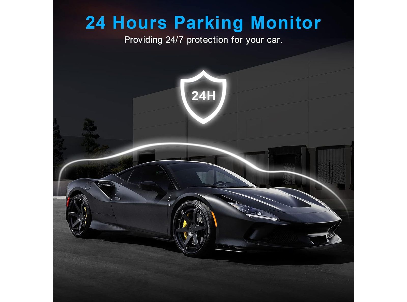 Dashcam Auto 1080P FHD IR Notte WDR Registrazione Loop G-Sensor 3" LCD