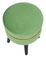 Sgabello Paris Verde Chiaro Ø Cm 35X40.5