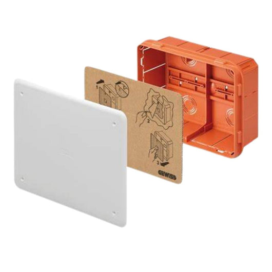 Gewiss cassette da incasso serie 48 in tecnopolimero con coperchio bianco *** dimensioni 196 x 152 x 75 millimetri, c...