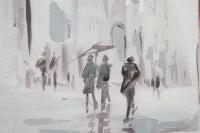 Dipinto Su Tela Tram -A- Cm 80X3X80