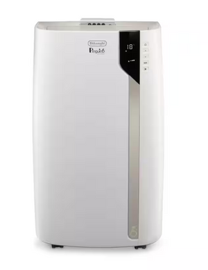 De'longhi pinguino pac ex93 - condizionatore d'aria molto silenzioso con tubo di scarico, tecnologia whisper – aria condizionata mobile per ambienti fino a 85 m³, 60 db(a), 3 velocità di ventilazione, classe energetica a+