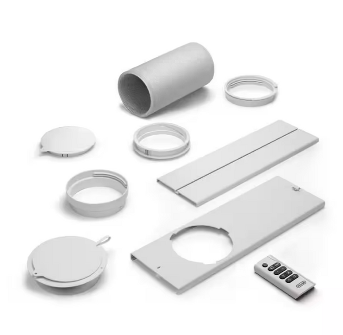 De'longhi pinguino pac ex93 - condizionatore d'aria molto silenzioso con tubo di scarico, tecnologia whisper – aria condizionata mobile per ambienti fino a 85 m³, 60 db(a), 3 velocità di ventilazione, classe energetica a+