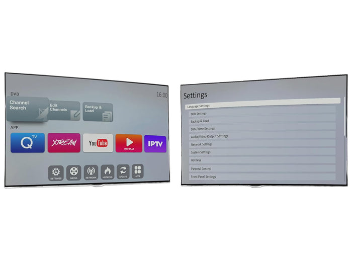 Decoder Satellitare Qviart OG2S Linux Full HD IPTV YouTube Multiroom Multistream Sat IPTV H.265