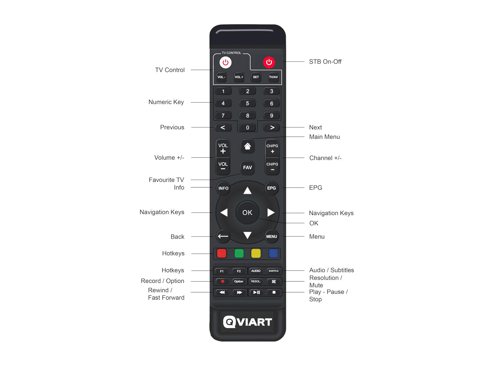 Decoder Satellitare Qviart OG2S Linux Full HD IPTV YouTube Multiroom Multistream Sat IPTV H.265