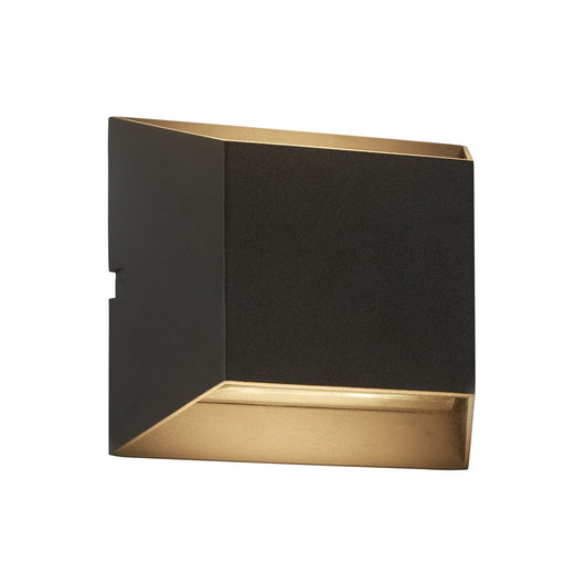 Delaware 2Lt Applique - Metallo nero e vetro