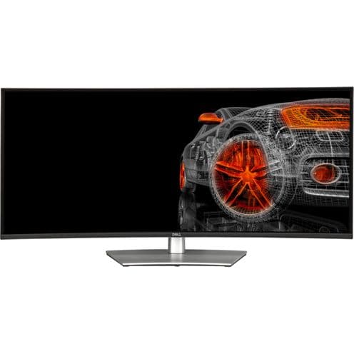 DELL UltraSharp U3824DW Monitor PC 95,2 cm (37.5") 3840 x 1600 Pixel Wide Quad HD+ LCD Nero, Argento