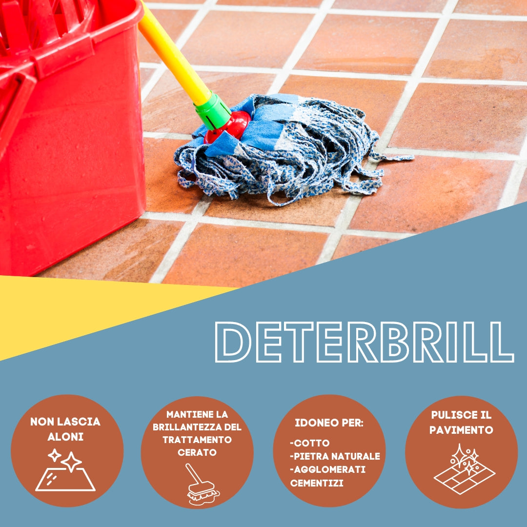 Pulizia pavimenti DETERBRILL   1LTx6Pz