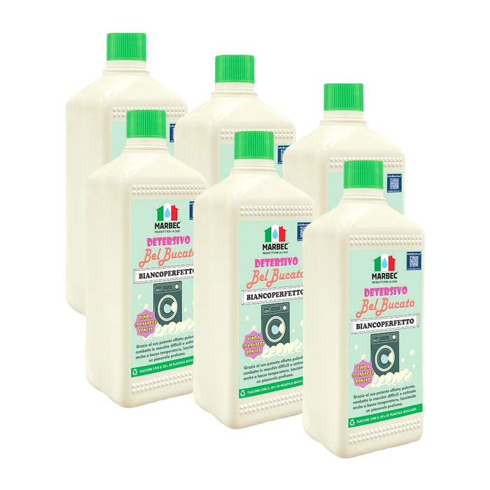 DETERSIVO BelBucato BiancoPerfetto 1LTx6Pz