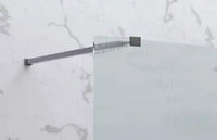 Parete Walkin H200cm Opaca 8mm Anticalcare Profili Cromo - 90 cm