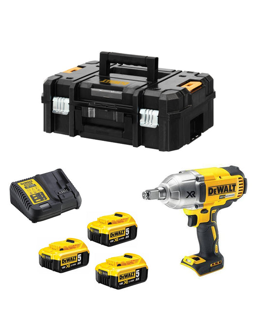 Dewalt avvitatore ad impulsi  dcf899p3t (3 x 5,0 ah + dcb115 + tstak ii) 0635292961496