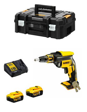 Dewalt avvitatore per cartongesso  dcf620p2t (2 x 5,0 ah + dcb115 + tstak ii) 0635292961069