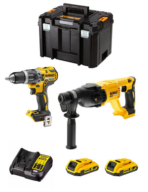 Dewalt  kit dwk209 (dcd796 + dch133 + 2 x 2,0 ah + dcb107 + tstak vi) 8435587916741