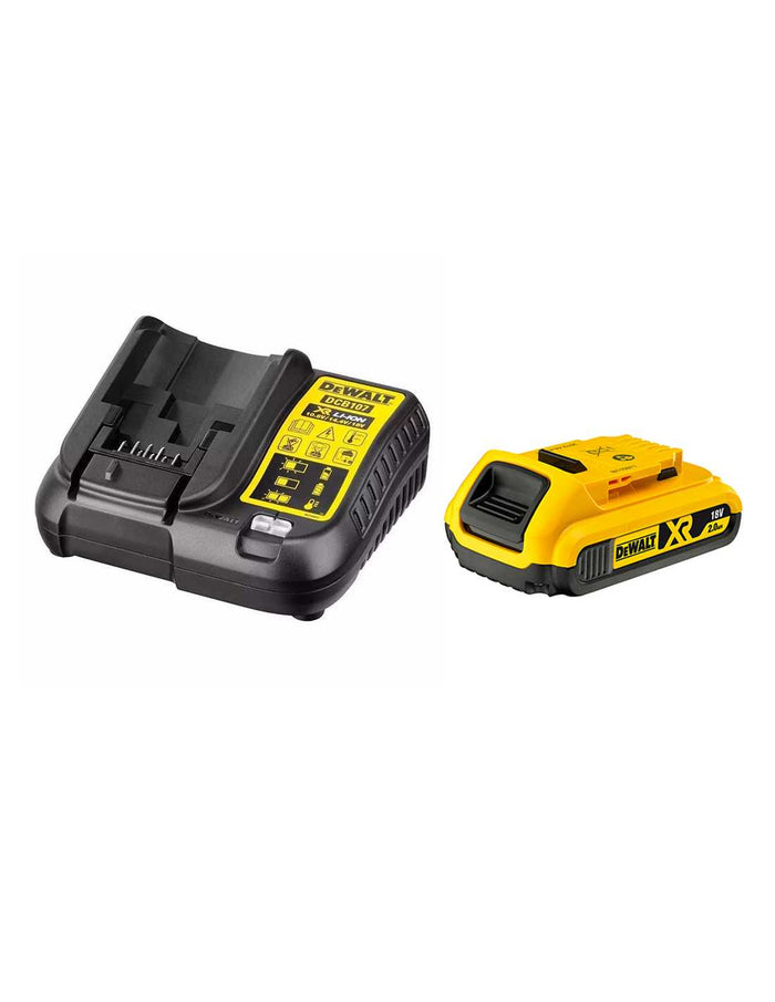 Dewalt power set  (1 x 18v 2,0 ah + dcb107) 8435587909897