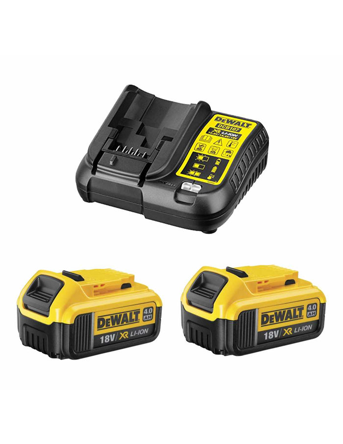 Dewalt power set  (2 x 18v 4,0 ah + dcb107) 0660989127466
