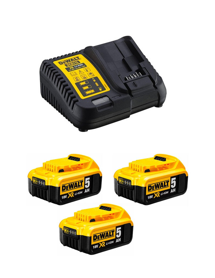 Dewalt power set  dcb115p3 (3 x 5,0 ah + dcb115) 5035048555644