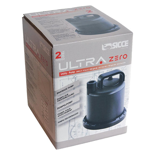 Sicce pompa multifunzione ultra zero per drenaggio da 3000 litri ora