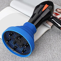 Diffusore universale per phon asciugacapelli in silicone pieghevole Art. 360