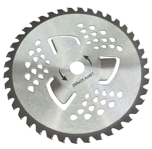 Disco per decespugliatore ricambio tosaerba 40 denti Ø 255 x 25,4 mm GF-0085