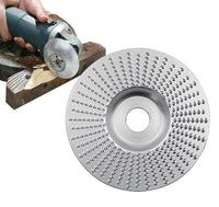 Disco per smerigliatrice angolare raspa levigatura intaglio legno 123mm 66013