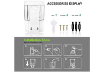 Dispenser Sapone Gel Disinfettante Automatico 700ml Regolabile a Batteria Touchless a parete casa ufficio ingresso Sanificazione mani Automatico a Batteria