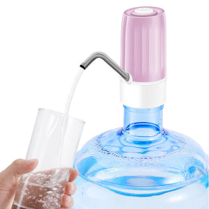 Dispenser erogatore d' acqua rubinetto elettrico per boccioni ricaricabile usb