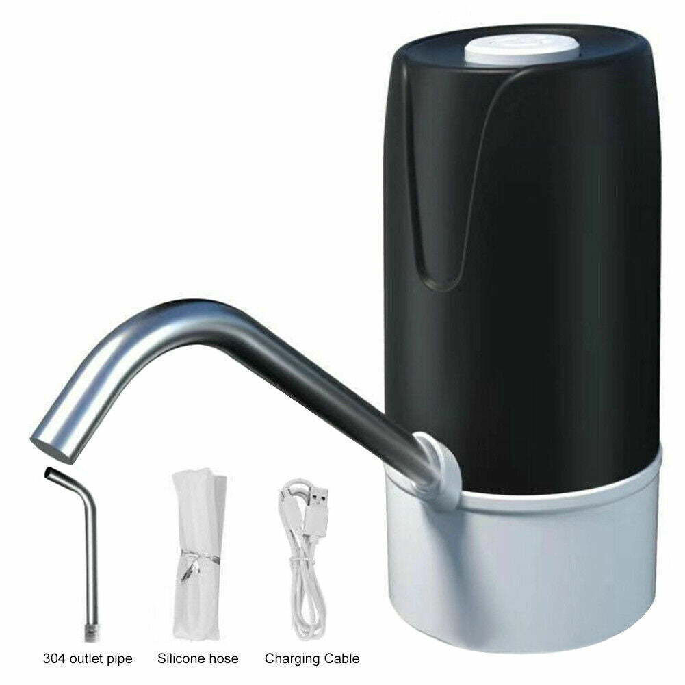 Dispenser erogatore d' acqua rubinetto elettrico per boccioni ricaricabile usb