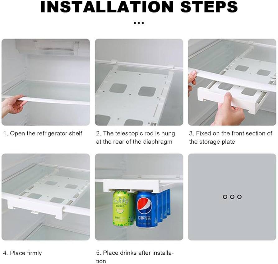 Dispenser porta bibite da appendere per Frigorifero Organizer per Frigorifero